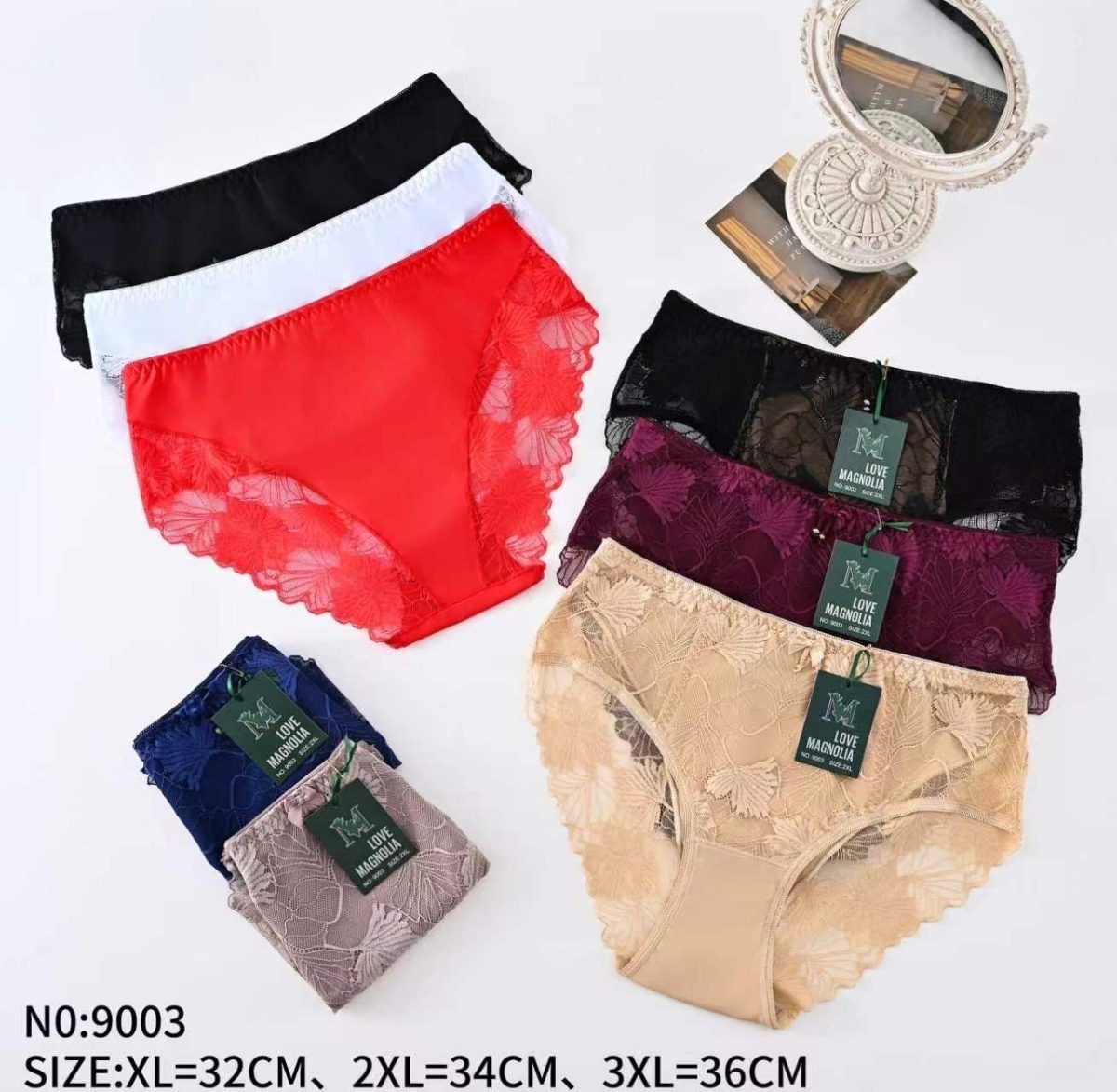 Majtki Damskie _ Size xl-3xl_ paczka 24szt _mix kolor 2752862