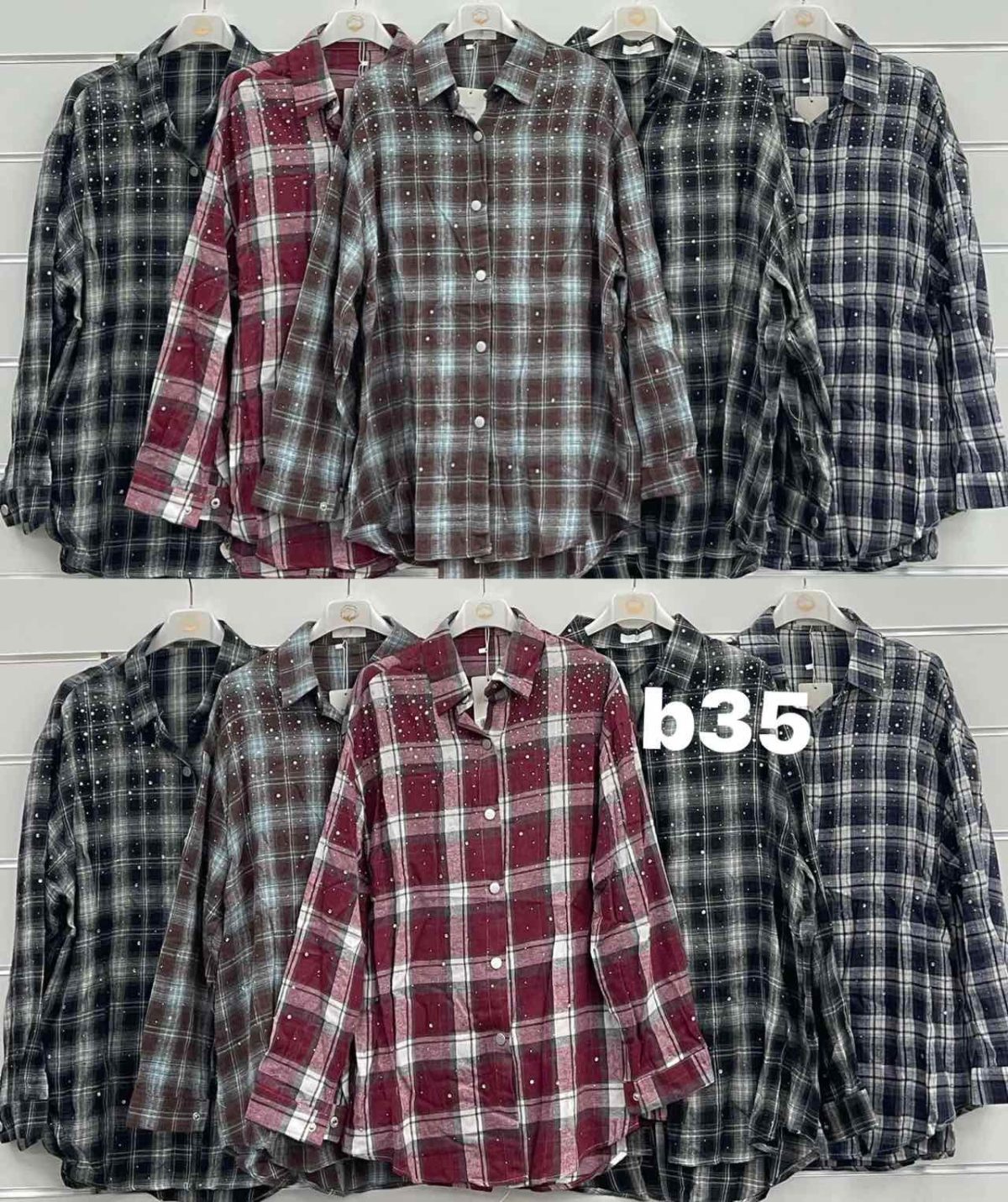 Koszule Damskie wloskie _size uni_ paczka 6szt_ mix kolor 7068596