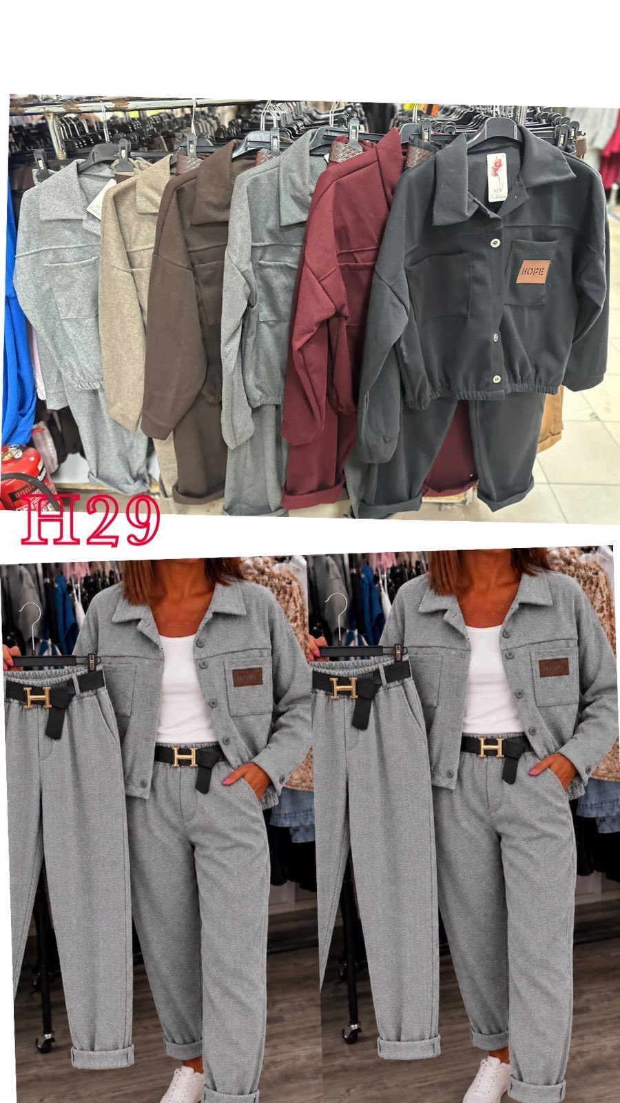 Komplety Damskie wloskie _size uni_ paczka 6szt_ mix kolor 7068600