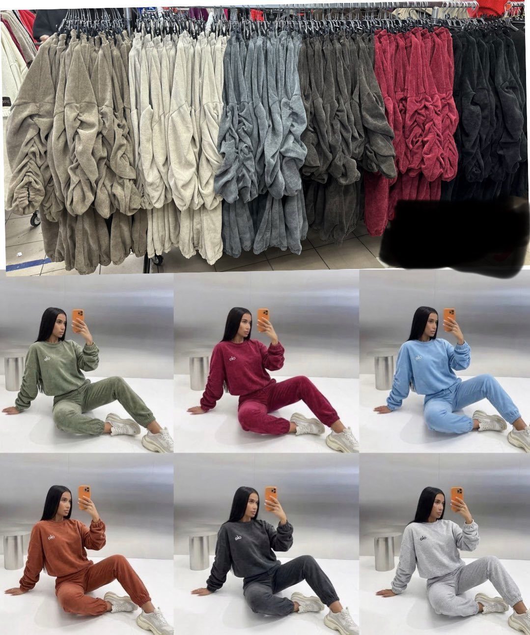 Komplety Damskie wloskie _size uni_ paczka 6szt_ mix kolor 7068745