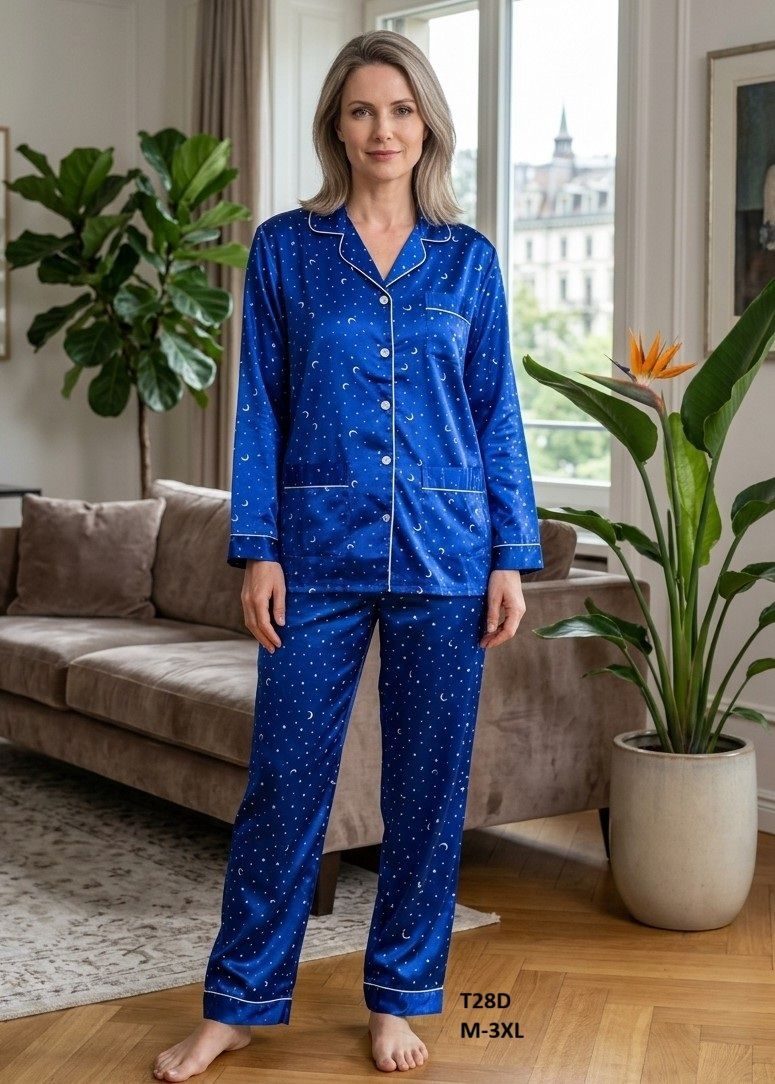 Piżamy DAMSKA TURECKA_size m-3xl_paczka 10 szt_mixkolor 2496525