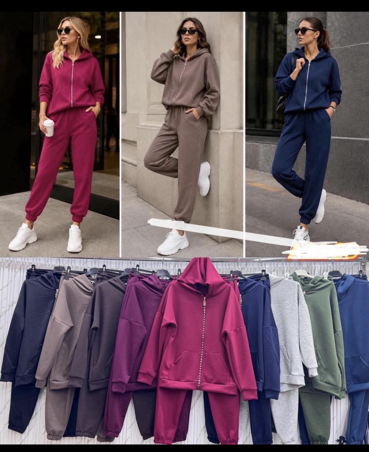 Komplety Damskie wloskie _size uni_ paczka 6szt_ mix kolor 2496856