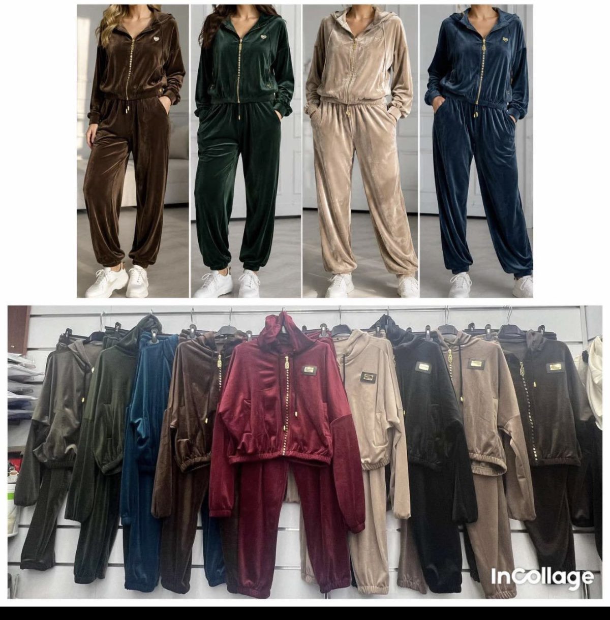 Komplety Damskie wloskie _size uni_ paczka 6szt_ mix kolor 2496860