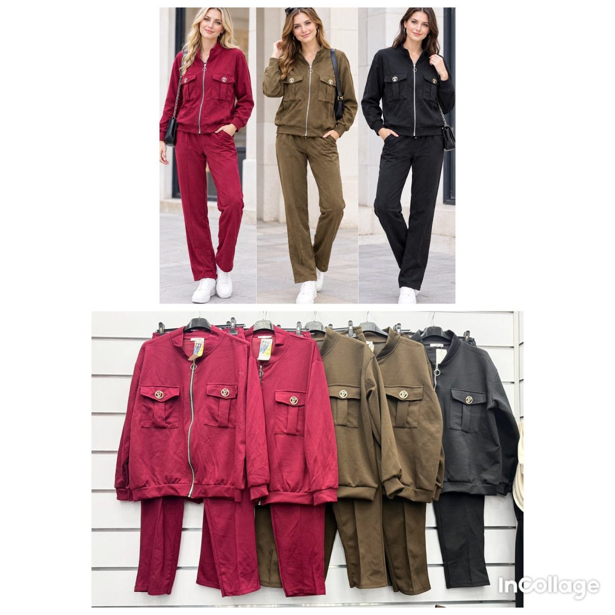 Komplety Damskie wloskie _size uni_ paczka 6szt_ mix kolor 2496868