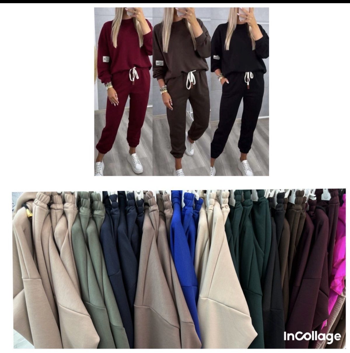 Komplety Damskie wloskie _size uni_ paczka 6szt_ mix kolor 2496882
