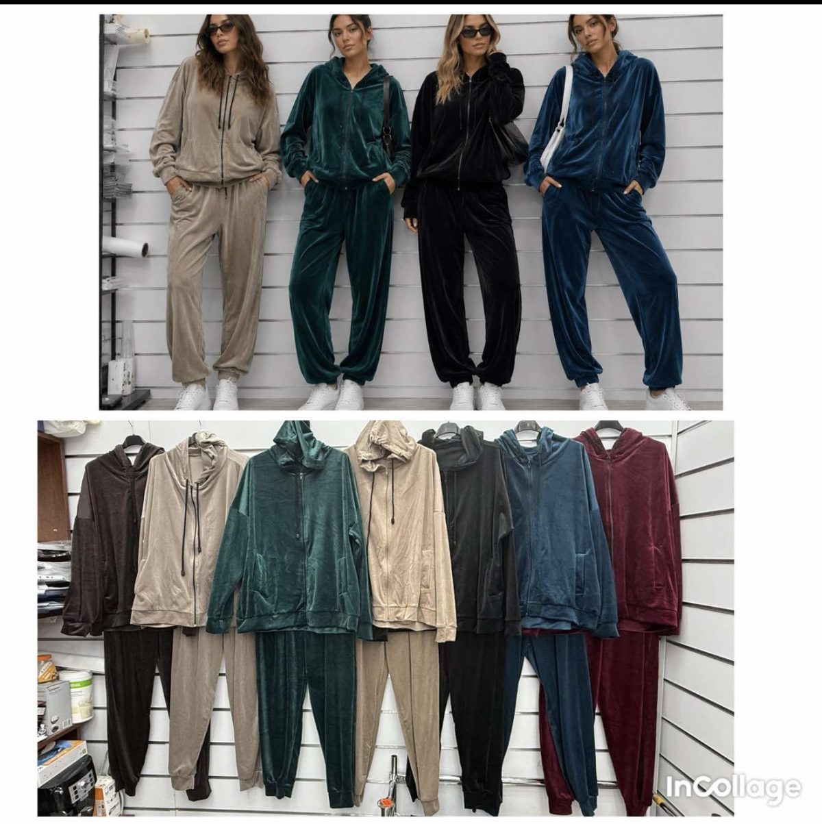 Komplety Damskie wloskie _size uni_ paczka 6szt_ mix kolor 2496901