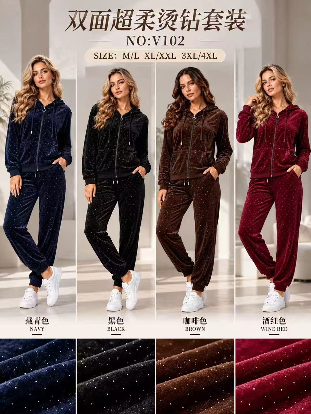 Komplety DAMSKA _size m-4xl _paczka 12szt_mix kolor 8097172