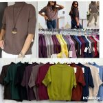 Bluzki Damskie wloskie _size uni_ paczka 6szt_ mix kolor 2305655