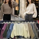 Swetry Damskie wloskie _size uni_ paczka 6szt_ mix kolor 2305753