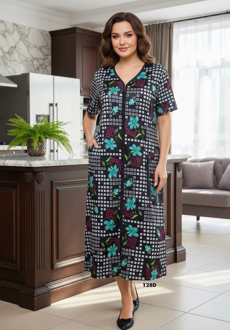 Szlafrok DAMSKA TURECKA_size m-3xl_paczka 10 szt_mixkolor 2305789