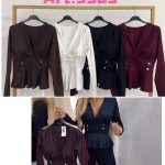 Bluzki Damskie wloskie _size uni_ paczka 6szt_ mix kolor 2305808