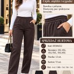 Spodnie DAMSKA TURECKA_size 3-6xl_paczka 12 szt_mixkolor 2305829