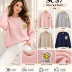 Swetry DAMSKA TURECKA_size uni_paczka 8 szt_mixkolor 2305871