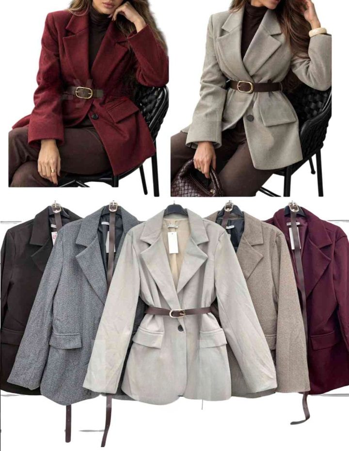 Marynarki damskie z długim rękawem. Produkt włoski (UNI_ 4) 2305897