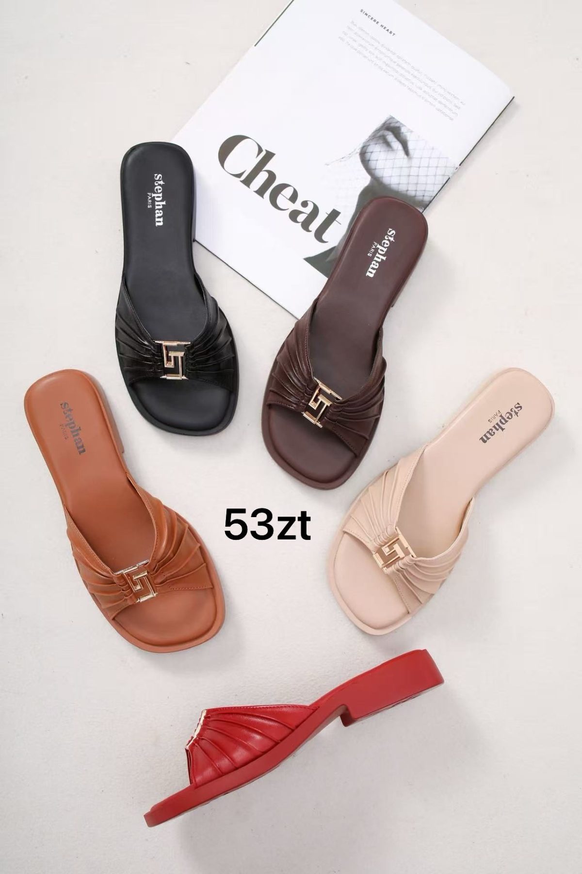 Buty Klapki DAMSKIE (36-41_12par) 7615162