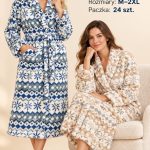 Szlafrok DAMSKA TURECKA_size m-2xl_paczka 6 szt_mixkolor 7615237