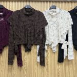 Bluzki Damskie wloskie _size uni_ paczka 6szt_ mix kolor 7615373