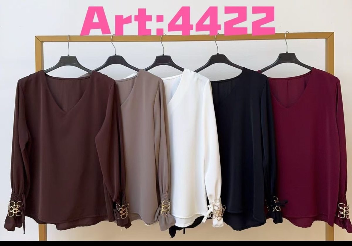 Bluzki Damskie wloskie _size uni_ paczka 6szt_ mix kolor 7615375