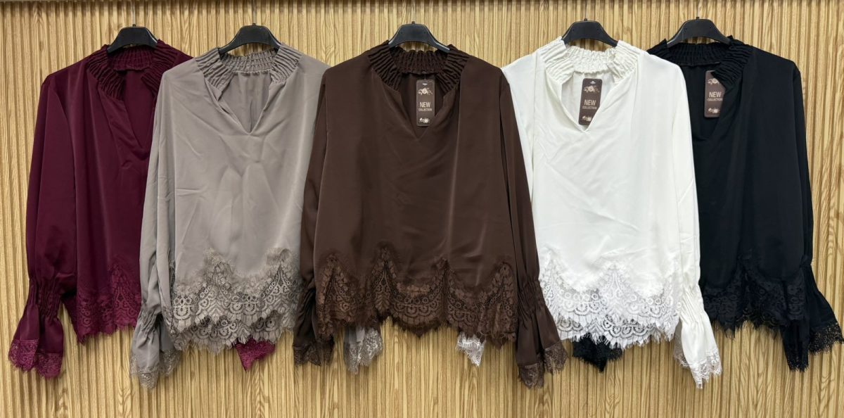 Bluzki Damskie wloskie _size uni_ paczka 6szt_ mix kolor 7615377