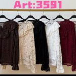 Bluzki Damskie wloskie _size uni_ paczka 6szt_ mix kolor 7615381