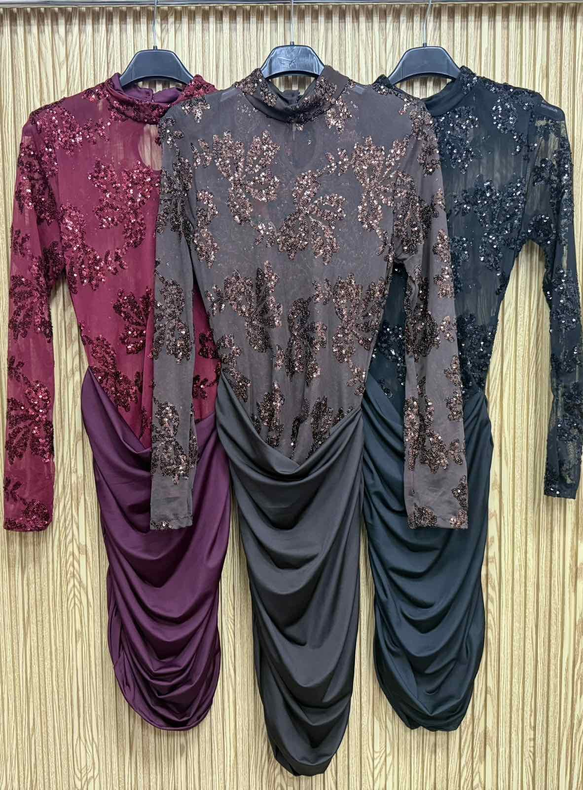 Sukienki Damskie wloskie _size uni_ paczka 6szt_ mix kolor 7615386