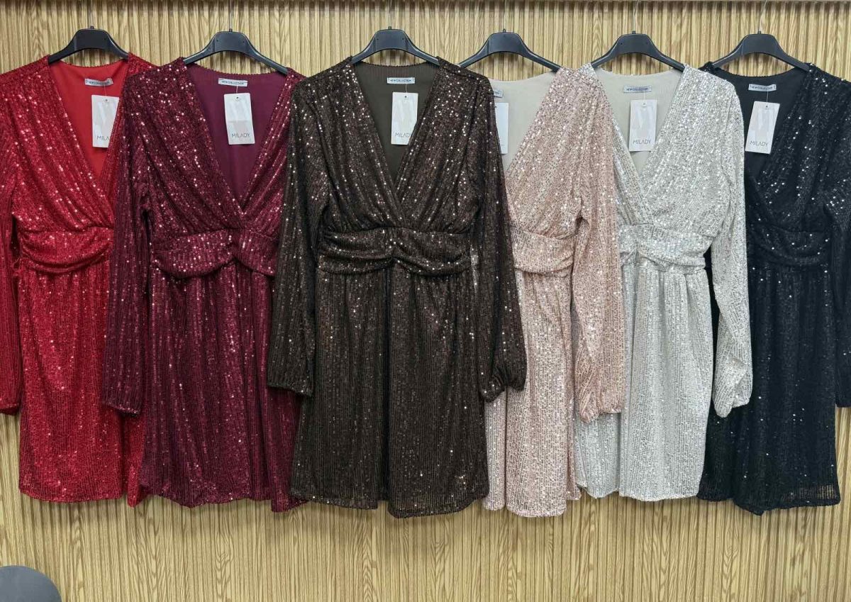 Sukienki Damskie wloskie _size uni_ paczka 6szt_ mix kolor 7615410