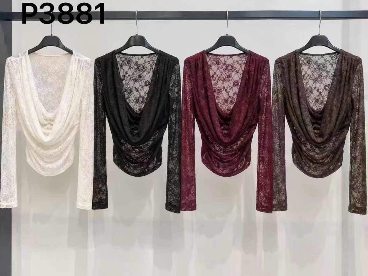 Bluzki Damskie wloskie _size uni_ paczka 6szt_ mix kolor 7615417