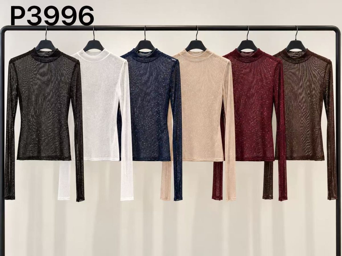 Bluzki Damskie wloskie _size uni_ paczka 6szt_ mix kolor 7615453