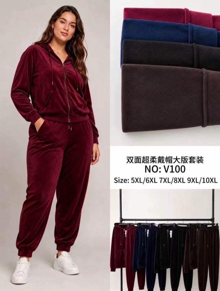 Komplety DAMSKA _size 5-10xl _paczka 12szt_mix kolor 8384023