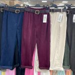 Spodnie Damskie wloskie _size uni_ paczka 6szt_ mix kolor 8384044