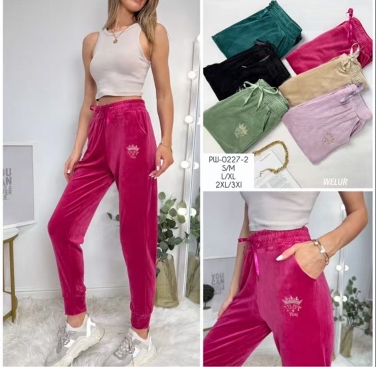 Spodnie DAMSKA _size s-3xl _paczka 12szt_mix kolor 8384050