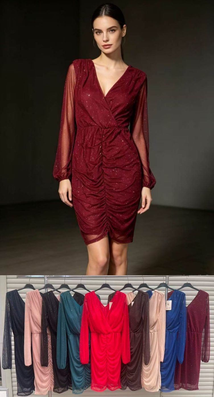 Sukienki Damskie wloskie _size uni_ paczka 6szt_ mix kolor 8384054
