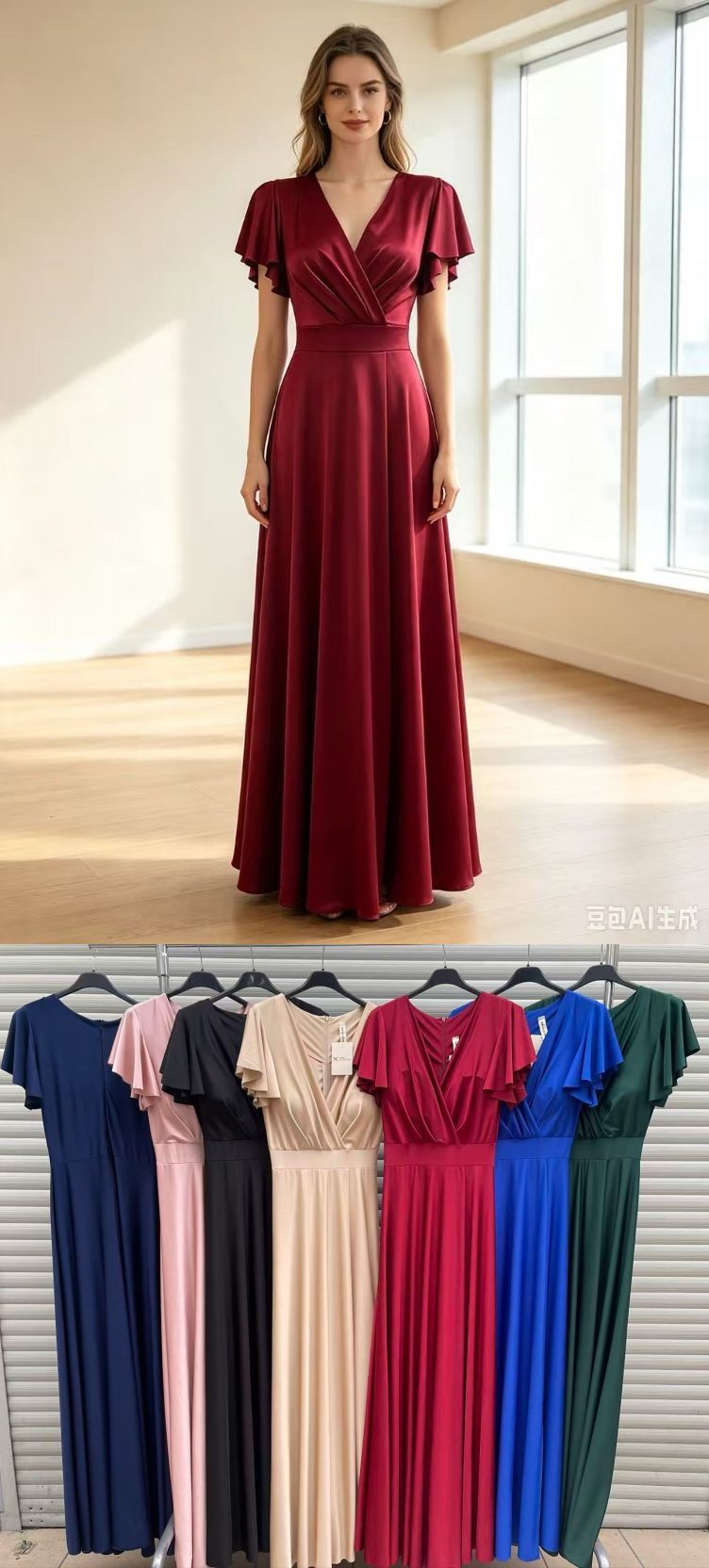 Sukienki Damskie wloskie _size uni_ paczka 6szt_ mix kolor 8384069