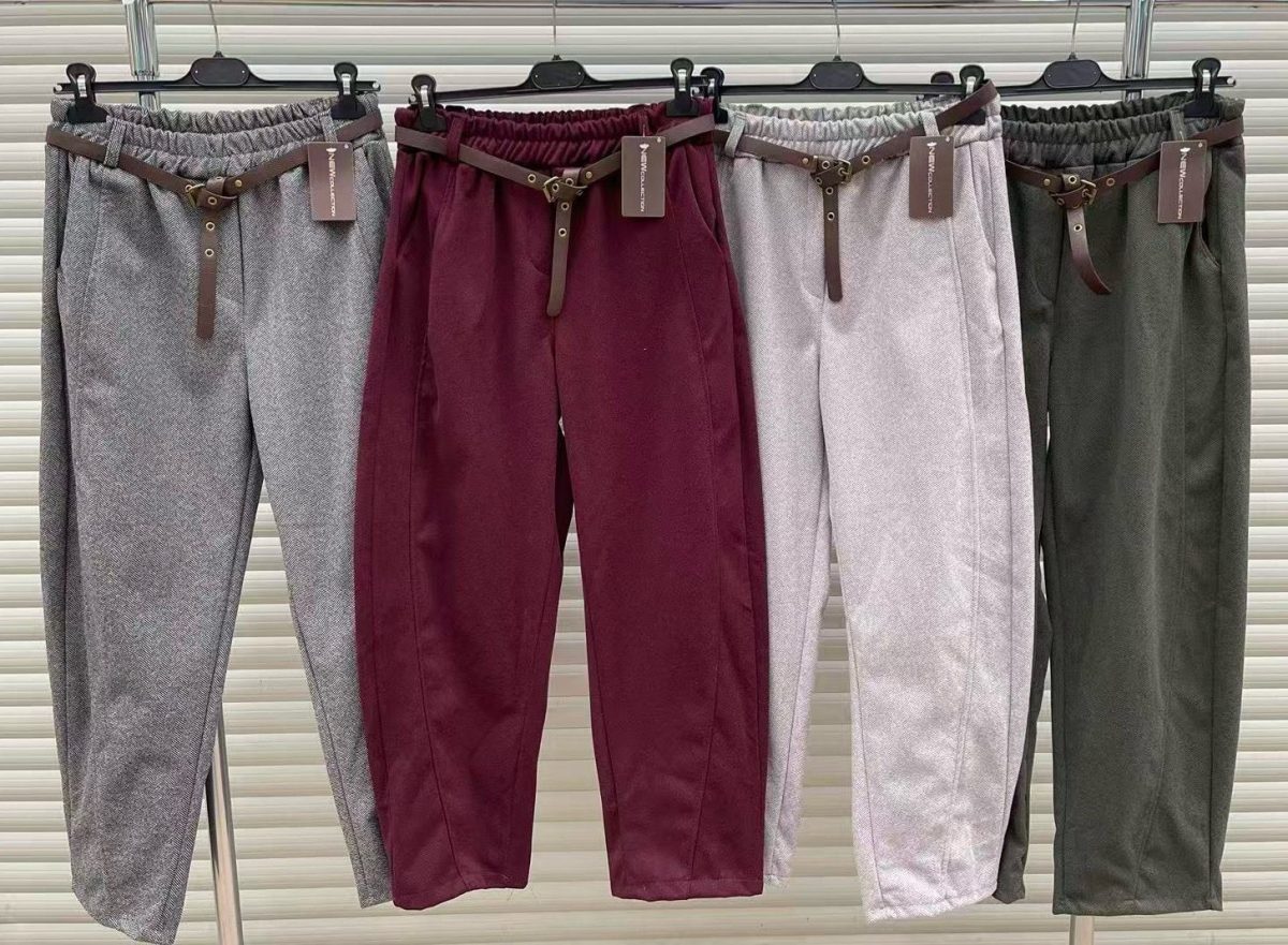 Spodnie Damskie wloskie _size uni_ paczka 6szt_ mix kolor 8384091