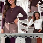 Bluzki Damskie wloskie _size uni_ paczka 6szt_ mix kolor 8384109