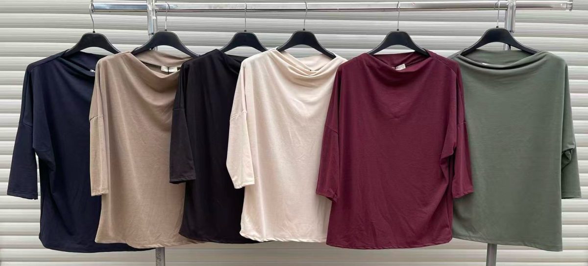 Bluzki Damskie wloskie _size uni_ paczka 6szt_ mix kolor 8384125