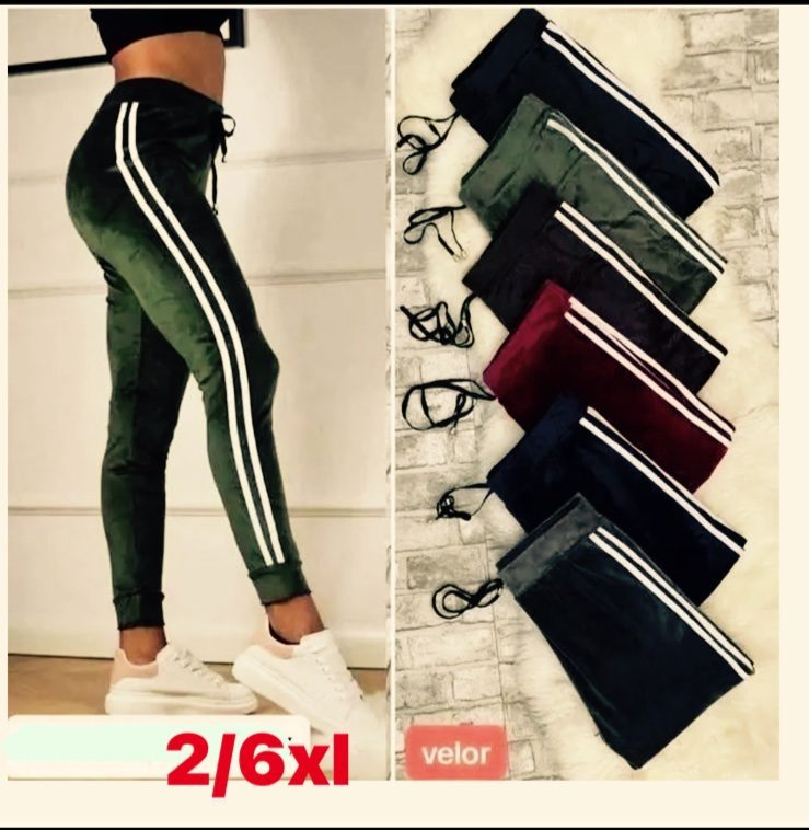 Spodnie DAMSKA _size 2-6xl _paczka 12szt_mix kolor 8384150