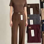 Spodnie DAMSKA _size 2-6xl _paczka 12szt_mix kolor 8384157