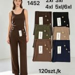 Spodnie DAMSKA _size 2-6xl _paczka 12szt_mix kolor 8384162
