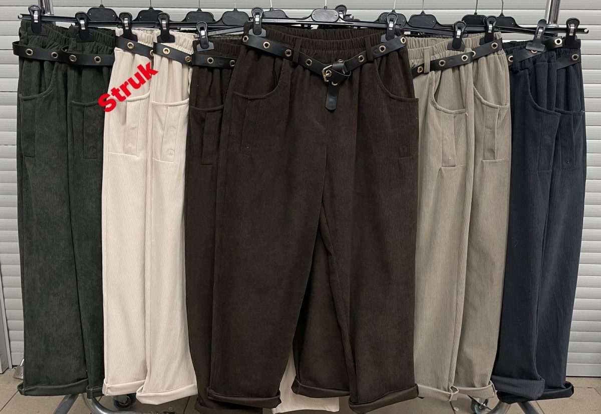 Spodnie Damskie Włoskie _ Size uni_ paczka 6szt _mix kolor 3841190