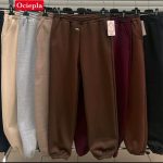 Spodnie Damskie Włoskie _ Size uni_ paczka 6szt _mix kolor 3841194