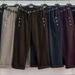 Spodnie Damskie Włoskie _ Size uni_ paczka 6szt _mix kolor 3841204