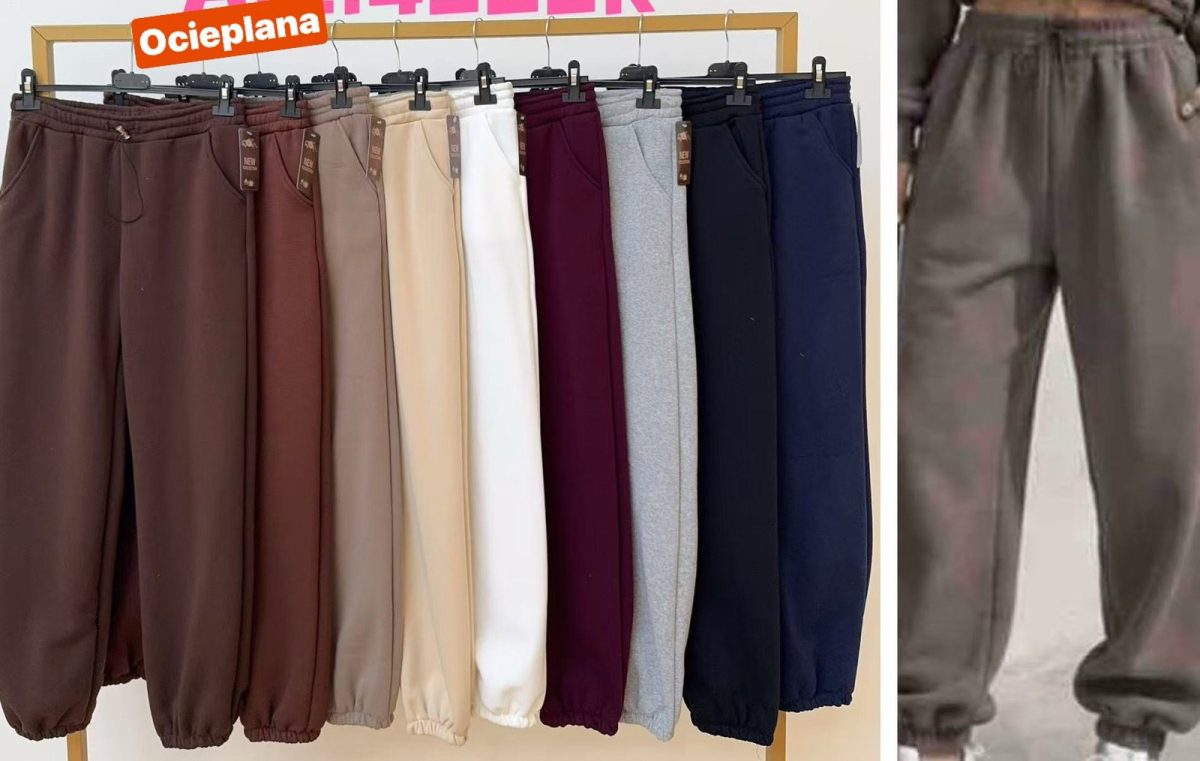 Spodnie Damskie Włoskie _ Size uni_ paczka 6szt _mix kolor 3841207