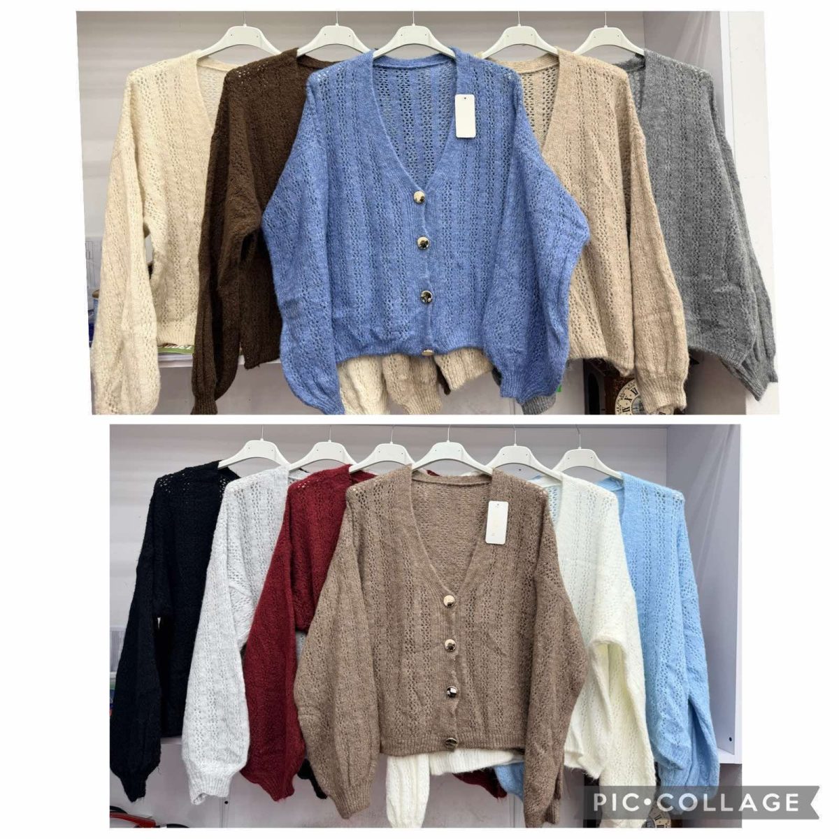 Swetry Damskie Włoskie _ Size uni_ paczka 6szt _mix kolor 3841212