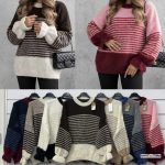 Swetry Damskie Włoskie _ Size uni_ paczka 6szt _mix kolor 3841229