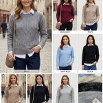 Swetry Damskie _ Size uni_ paczka 12szt _mix kolor 3841233