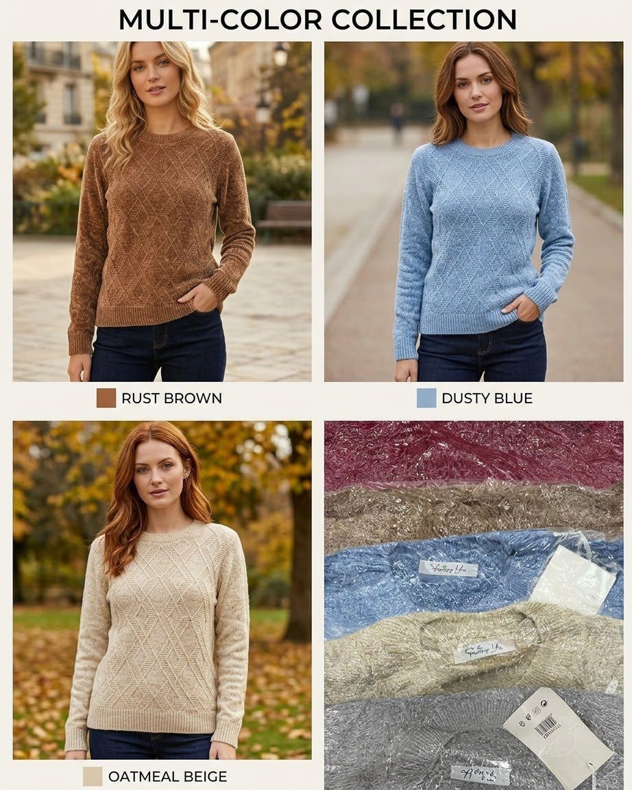 Swetry Damskie _ Size uni_ paczka 12szt _mix kolor 3841234
