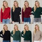 Swetry Damskie _ Size uni_ paczka 12szt _mix kolor 3841235