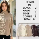 Swetry Damskie _ Size uni_ paczka 8szt _mix kolor 3841240