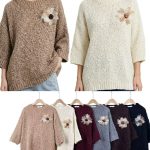 Swetry Damskie _ Size uni_ paczka 12szt _mix kolor 3841241